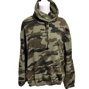Women's Camo Fleece Top Size M